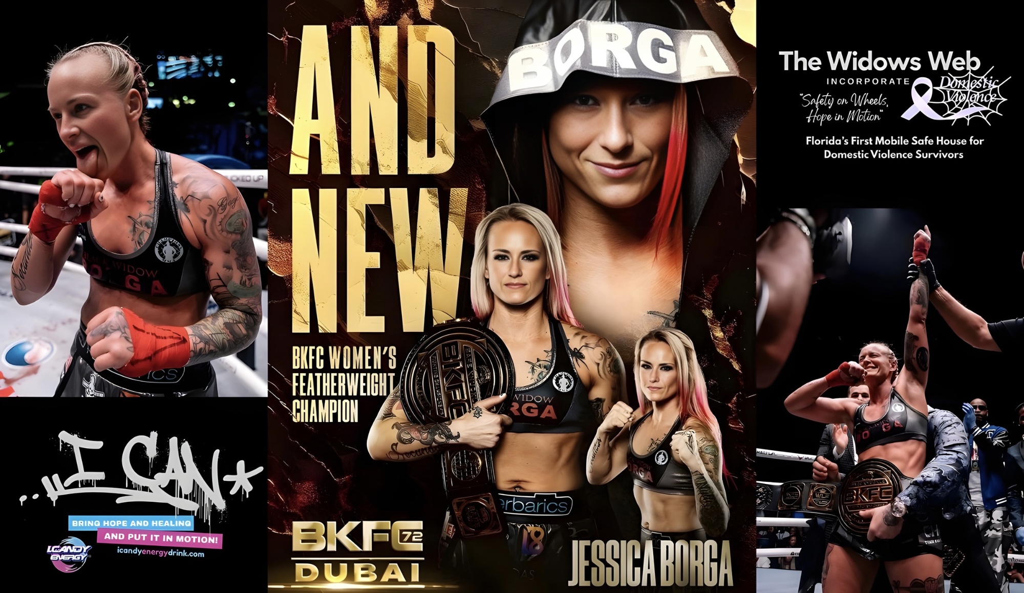 Jessica Borga - BKFC Womens Featherweight Champion